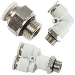 gray push in fittings for metric inch tubing, G thread