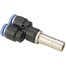 1/4 O.D tube | Plug-in Y | Pneumatic push-in fitting