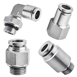 316 stainless steel push in fitting,G, BSPP thread