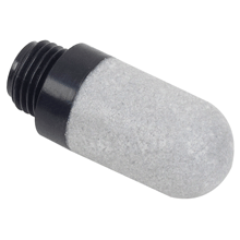 R 1/4 male thread porous plastic muffler | compact pneumatic muffler