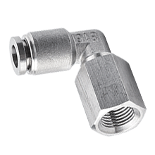 stainless steel pneumatic air fittings - G thread female elbow swivel with O-ring