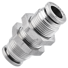 Stainless -16 AN Steel Bulkhead Fitting