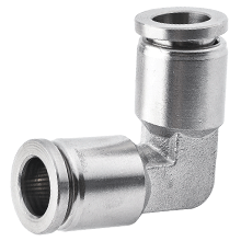 stainless steel push in fitting | union elbow, 