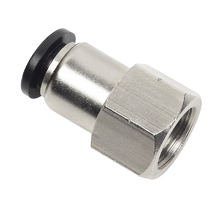 female connector, pneumatic fitting, push in fitting