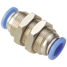 16mm tube bulkhead union push in fitting| 16mm tube bulkhead union pneumatic push in fitting