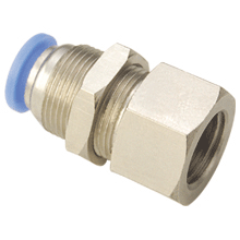 bulkhead female connector, bulkhead female straight, push in fitting