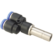 plug-in Y with 3/16 tube | pneumatic push-in fitting