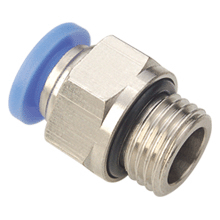 BSP, G thread male connector, push in fitting