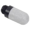 R1/8 thread porous plastic muffler | compact pneumatic muffler
