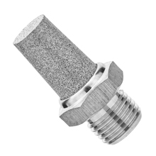 G 1/4 male thread standard sintered stainless steel silencer