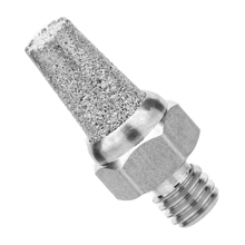 10-32 UNF male thread standard sintered stainless steel silencer