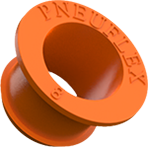 pneuflex orange oval push in fittings
